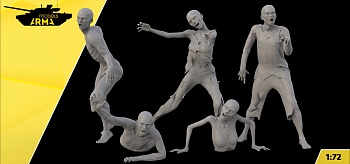 AM72454 Фигуры Зомби 5 шт.