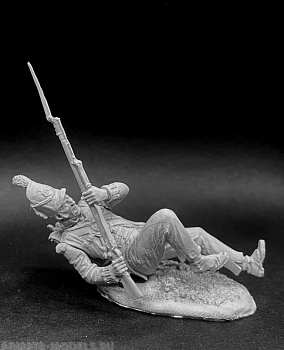 VD-54030(M). Рядовой (№2) британских пехотных полков, 1812-15 гг. Материал - белый металл.