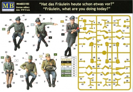 MB3570 Экипаж легковушки, фигуры Master Box (MB)