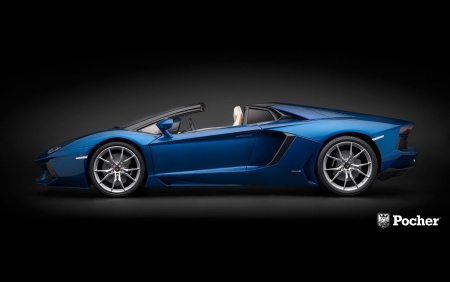 Lamborghini Aventador Roadster Blue (Синий металлик)