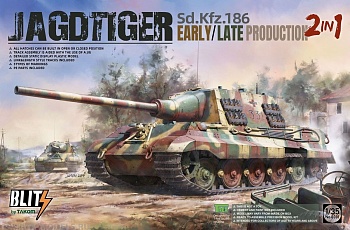 8001T Sd.Kfz.186 Jagdtiger early/late production 2 in 1