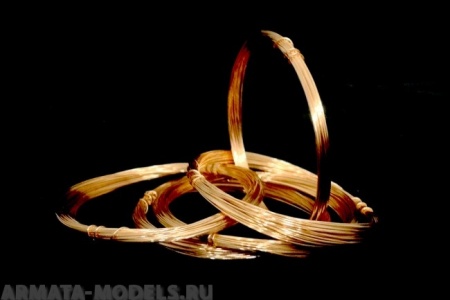 AH0105 Проволока медная, диаметр 0.50 мм, 5 метров