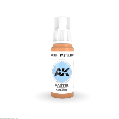 AK11076 Краска акриловая Pastel Peach 17ml