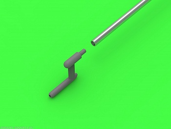 AM-32-117 Трубка Пито США времен Второй мировой войны - зонд типа «L» (1 шт.) - используется на экспортных версиях самолетов США (например, P-35, P-36, P-40, T-6, B-339) AM-32-117 Трубка Пито США времен Второй мировой войны - зонд типа «L» (1 шт.) - используется на экспортных версиях самолетов США (например, P-35, P-36, P-40, T-6, B-339)