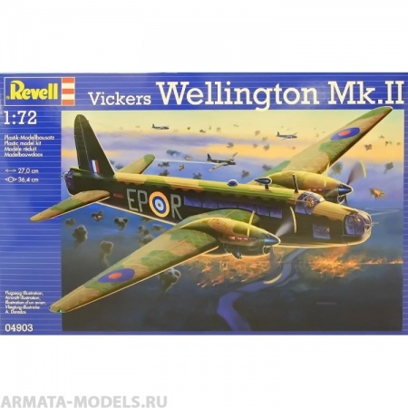 04903 Бомбардировщик Виккерс Веллингтон Mk.II Revell