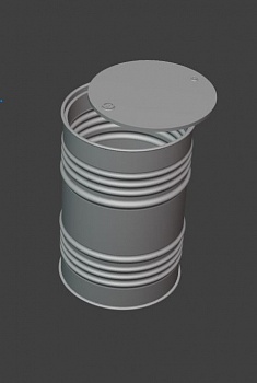 HE-35179 Миниатюра пустая бочка с крышкой 5шт HE-35179 Миниатюра пустая бочка с крышкой 5шт
