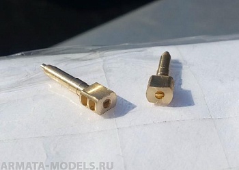 AM3529-1 Дульный тормоз 2A42 для T-15 Барбарис, Бумеранг, Эпоха 1/35 (1 шт.) AM3529-1 Дульный тормоз 2A42 для T-15 Барбарис, Бумеранг, Эпоха 1/35 (1 шт.)