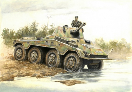 15653ИТ 2-я МИРОВАЯ: БРОНЕМАШИНА Sd.Kfz.234/2 Italeri
