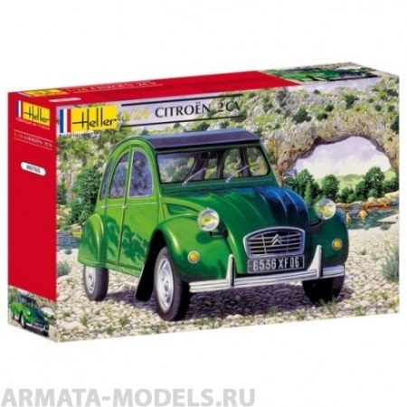 80765 Автомобиль  Ситроен 2 CV (1:24) Heller