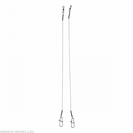 Поводок Титановый 15кг 20см (2шт/уп)  (HS-0032) Helios( цена указана за упаковку, в количестве 10шт.)