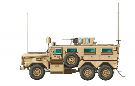 SS-005 U.S. COUGAR 6x6 MRAP VEHICLE Meng