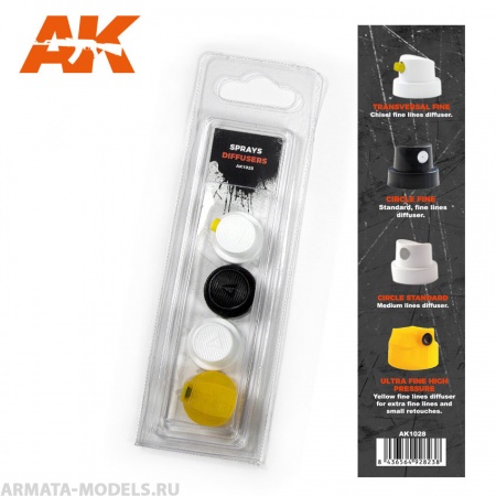 AK1028 Набор Spray Difussers Set 1