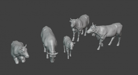 HE-72151 Миниатюра Коровы Hobby Expert