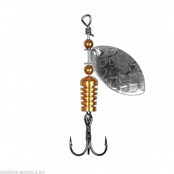 Блесна Вращ.премиум Олимпик 1 4гр цв. 04 серебро чешуя (PR-O1-04) Premier