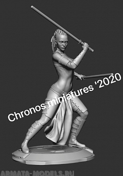 CHM-75042. Sci-Fi: Мастер Мечей. 75 мм. Материал - смола.