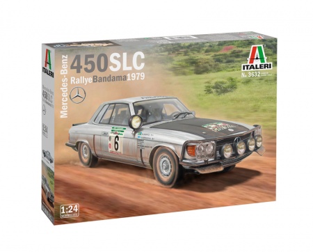 3632ИТ Автомобиль Mercedes-Benz 450SLC Rallye Bandama 1979 Italeri