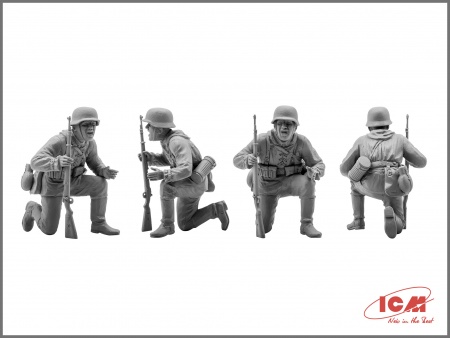 Набор фигурок 35634 Фигуры Германский танковый десант (1942-1945) ICM Набор фигурок 35634 Фигуры Германский танковый десант (1942-1945) ICM