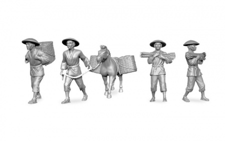 6415 Крестьяне-подносчики боеприпасов Звезда 6415 Крестьяне-подносчики боеприпасов Звезда