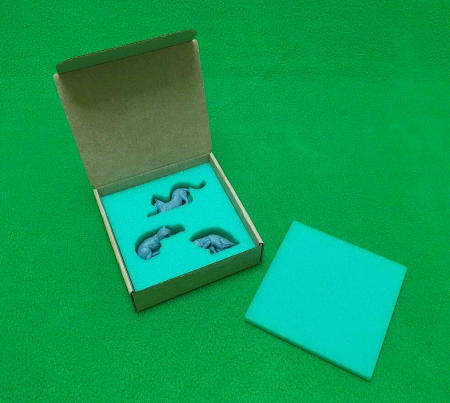 6040 кошки набор 3 шт масштаб 1:12 СВ Модель