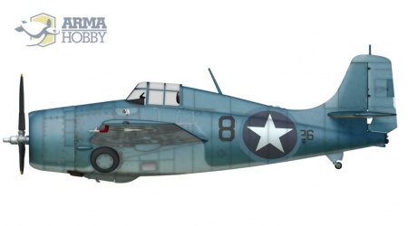 AH70047 F4F-4 Wildcat Expert Set Arma Hobby