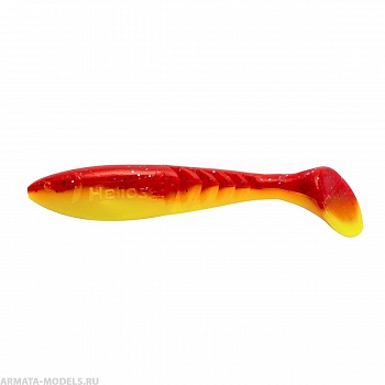 Виброхвост Slash 2,64"/6,7 см Red Lemon 10шт. (HS-19-050) Helios