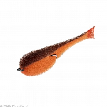 Рыбка поролоновая 14 см  ор/ч 26UV кр.4/0 (HS-140-26) Helios( цена указана за упаковку, в количестве 5шт.)