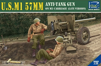 RV35020 U.S.M1 57mm Anti-tank Gun on M2 carriage (Late Version)