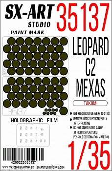 35137SX Окрасочная маска Leopard C2 Mexas (Takom)