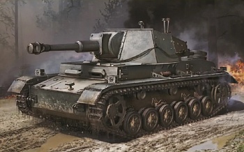 6982Д Сборная модель Немецкая САУ Pz.Sfl.IVb 10.5cm le.FH.18/1 Sd.Kfz.165/1 Ausf.A