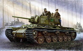 00358 Танк  КВ-1 модель 1942 г. 00358 Танк  КВ-1 модель 1942 г.