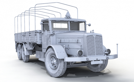 DW35001 Немецкий тягач  Faun L900 Hardtop 2in1 Das Werk