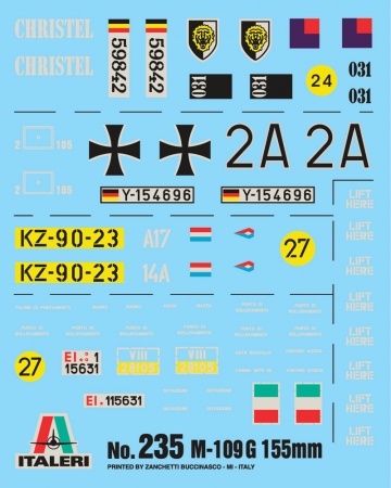 235ИТ Самоходка М-109G Italeri