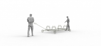 44132TMP ТЕХНИКИ ВКС РФ. 2 шт. Набор № 9