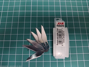 4825J Лезвия для ножа цангового и модельного, 0,5 х 6 х 39 мм, 6 шт./уп. 4825J Лезвия для ножа цангового и модельного, 0,5 х 6 х 39 мм, 6 шт./уп.