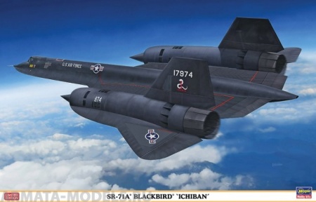 01943 Самолет SR-71A BLACKBIRD ICHIBAN Hasegawa