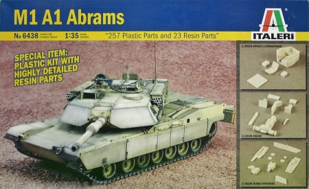 6438ИТ Танк M1 A1 Abrams Italeri