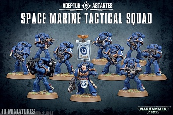 48-07 Набор Космодесант. Тактическое Отделение (Space Marine Tactical Squad) (2021) 48-07 Набор Космодесант. Тактическое Отделение (Space Marine Tactical Squad) (2021)
