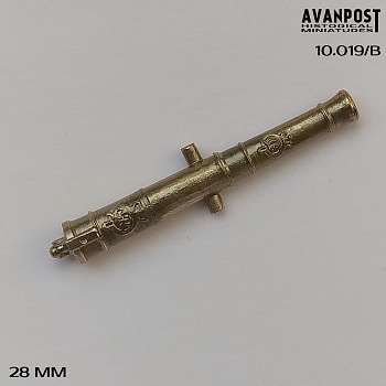 10.019/ВАП Бронзовый ствол для британской длинной 6-фунтовой пушки