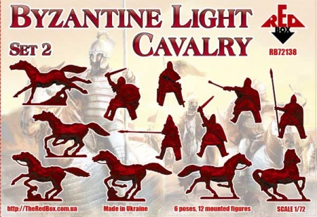 RB72138 Набор фигур Byzantine Light Cavalry. Set2 Red Box
