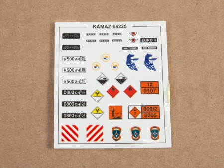 1457AVD Сборная модель КАМАЗ-65225 (рестайлинг) седельный тягач AVD Models