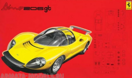 FU12363 Ferrari Dino 206 Fujimi