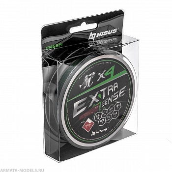 Шнур Extrasense X4 PE Green 150m   0.8/13LB 0.16mm (N-ES-X4-0.8/13LB) NISUS Шнур Extrasense X4 PE Green 150m   0.8/13LB 0.16mm (N-ES-X4-0.8/13LB) NISUS