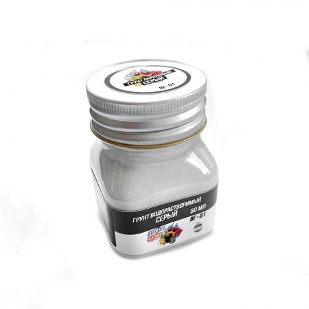 ВГ-01 Грунт акриловый водорастворимый серый, 50 мл