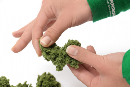 001pkd002 Фолиаж комковой темно-зеленый