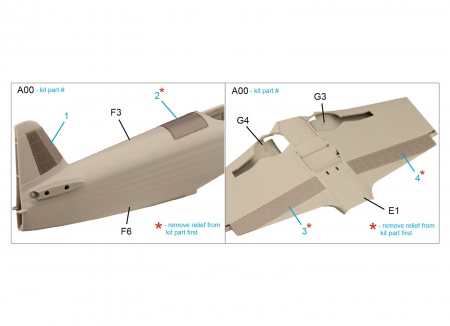 QP48013 Экстерьер Як-9Д (Звезда)