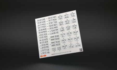 EM35009 Автономера СССР после 1977 года 1:35 (3D декаль)