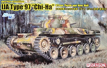 6875Д Танк 1/35 TYPE 97 'CHI-HA' 57mm w/NEW HULL (10013160/230420/0210189, КИТАЙ )