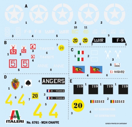 6761ИТ Танк M24 CHAFFEE Italeri