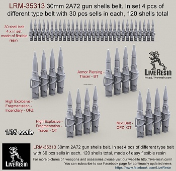 LRE35313 Армейский бронированный многоцелевой автомобиль ТИГР-М, серия модификаций - снарядные ленты для 30 мм пушки 2А72 LRE35313 Армейский бронированный многоцелевой автомобиль ТИГР-М, серия модификаций - снарядные ленты для 30 мм пушки 2А72