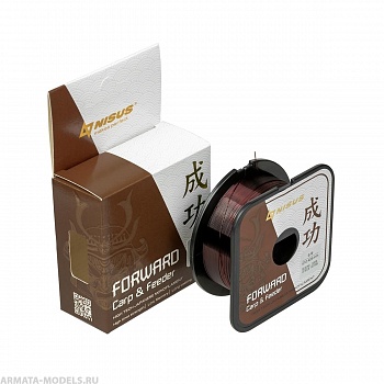 Леска FORWARD Carp & Feeder brown 0,405mm/100m Nylon (N-FСF-0405-100) Nisus( цена указана за упаковку, в количестве 10шт.)